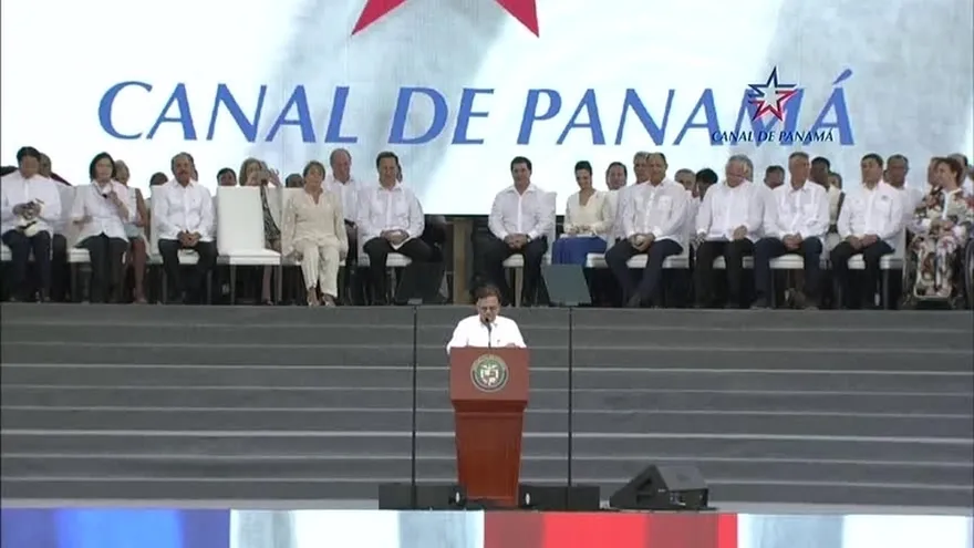 Discurso del Presidente Varela, Jorge Luis Quijano y Roberto Roy