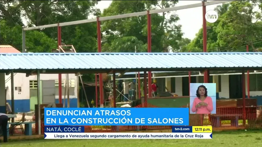 Atrasos en construcción de pabellones en escuela de Natá