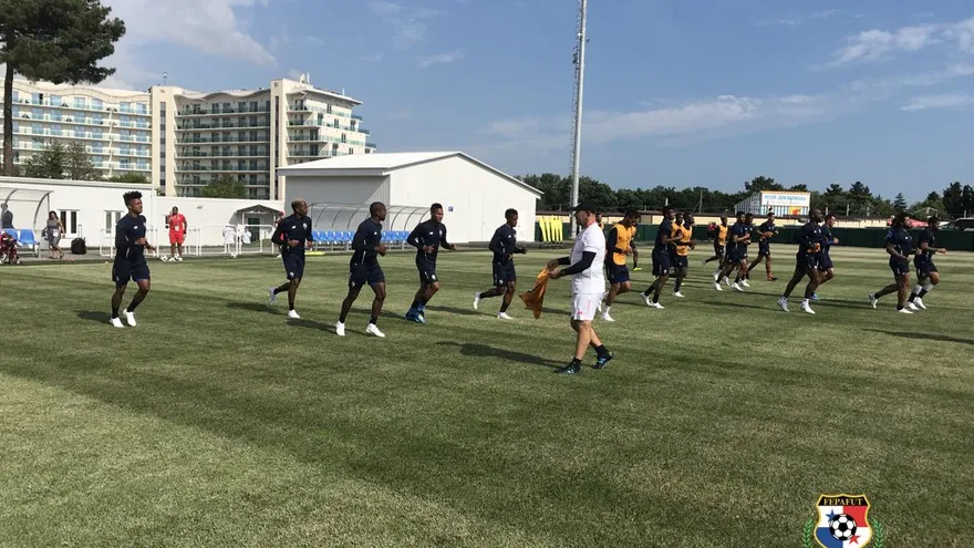 Primer entrenamiento de la Sele en Sochi