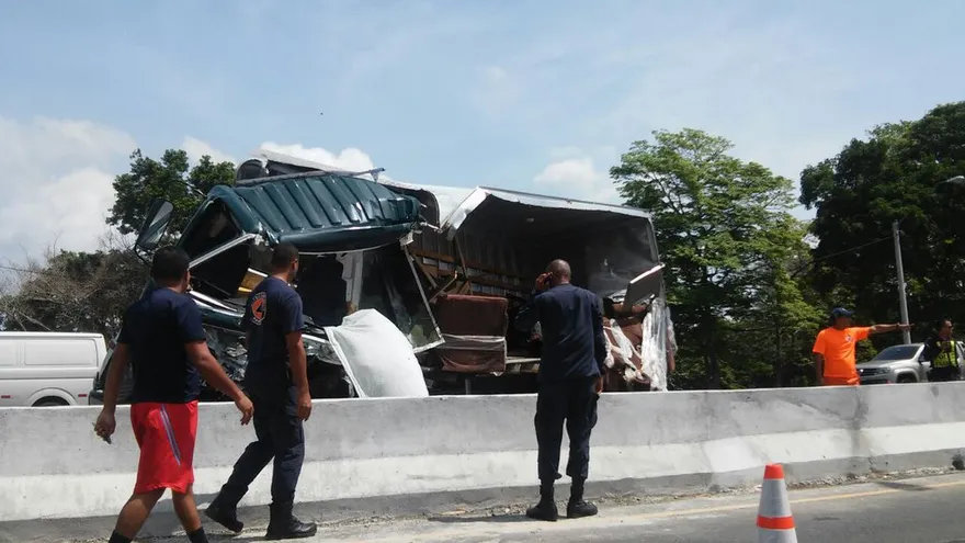 El accidente se registró cerca de las antiguas garitas de peaje