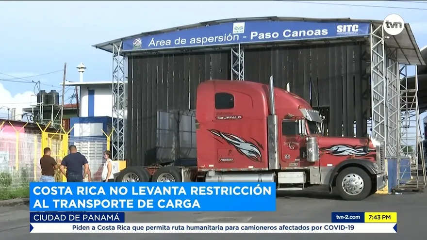 Costa Rica no levanta restricción al transporte de carga