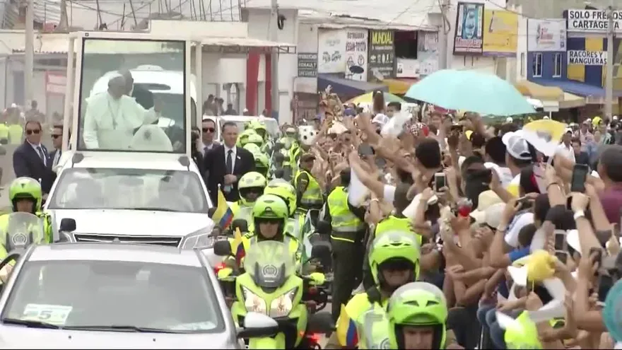 Las frases más emotivas del papa Francisco en Colombia