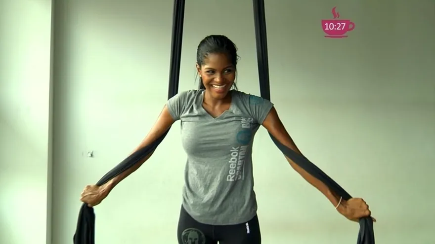 Salir de la rutina con las clases de danza aérea