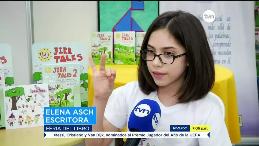 Conoce a la escritora más joven en la Feria del Libro de Panamá