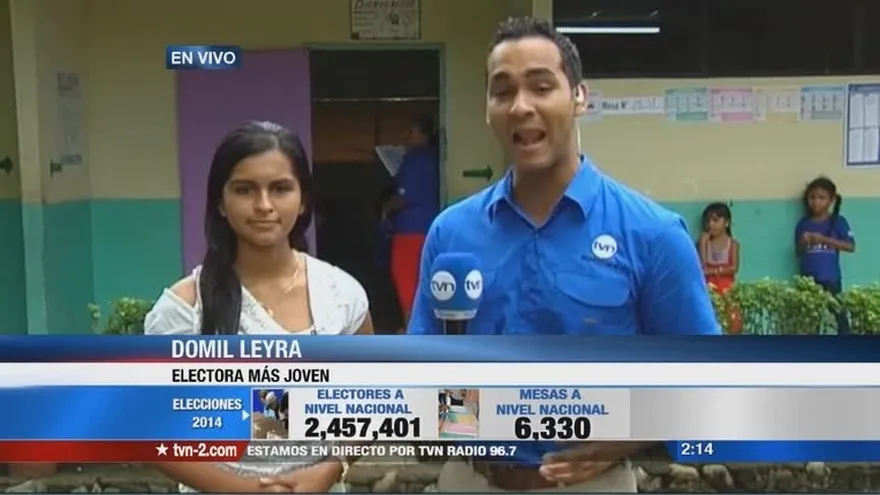 La votante más joven está Chiriquí