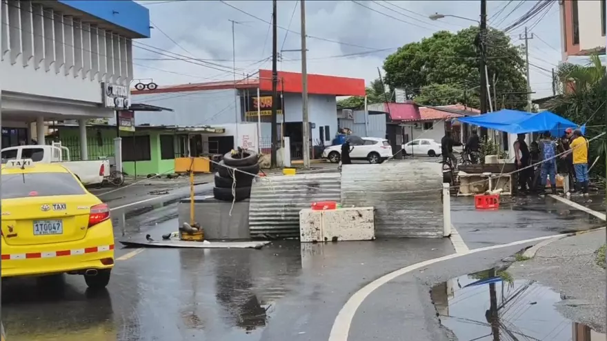 Cierres de calle en Bocas del Toro