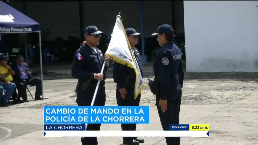 Realizan cambios de mando en la Policía Nacional de Panamá Oeste