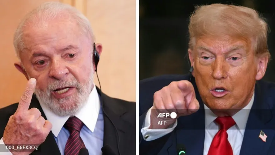 Lula y Trump han intercambiando declaraciones a lo largo del juicio del expresidente de Brasil, Jair Bolsonaro.