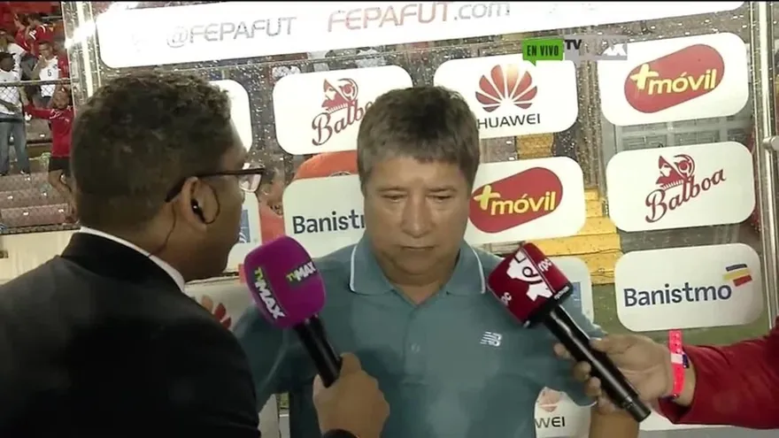 Declaraciones de Hernán Darío Gómez, finalizado el encuentro