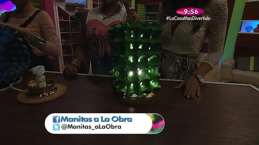 Segmento Cómo lo Hago - Lámparas con cartones de huevo