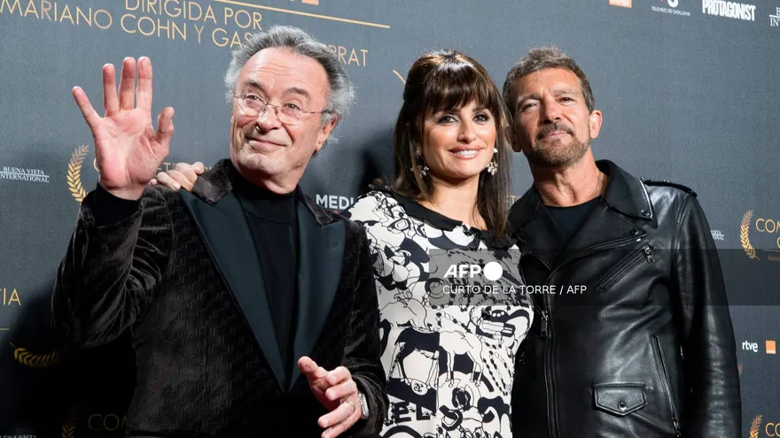 Oscar Martínez, Penelope Cruz y Antonio Banderas