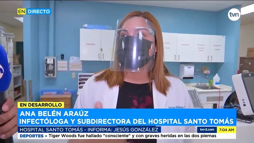 Disminuyen casos COVID-19 en el Hospital Santo Tomás