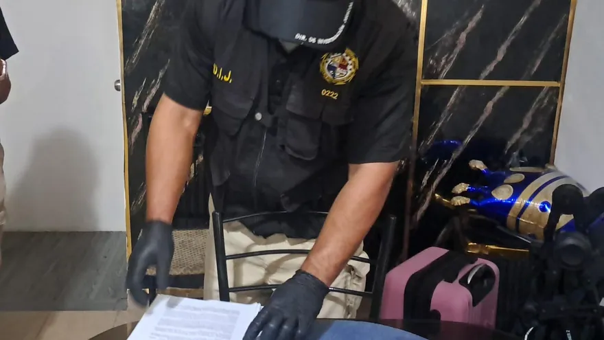 Personal de la DIJ en los operativos