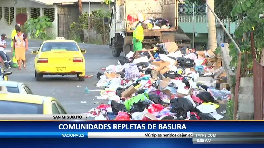 Comunidades en San Miguelito repletas de basura