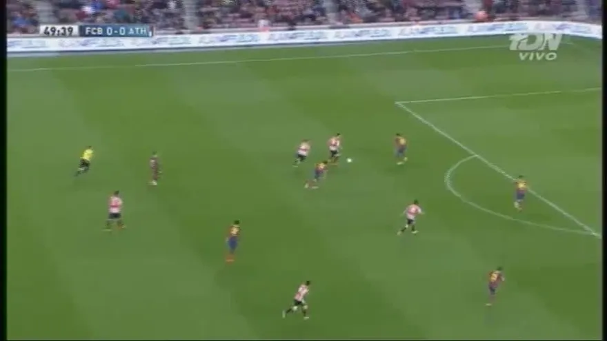 Gol de Aduriz para el Athletic ante el Barcelona
