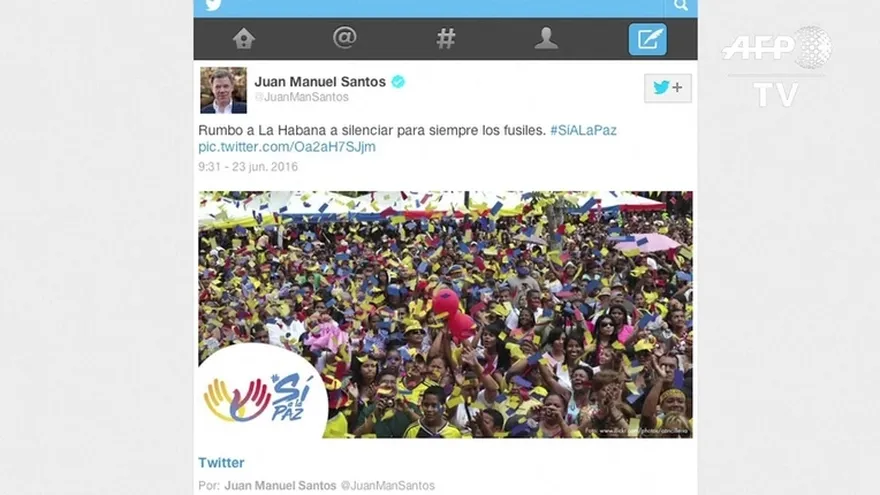 Santos a Cuba a silenciar para siempre los fusiles