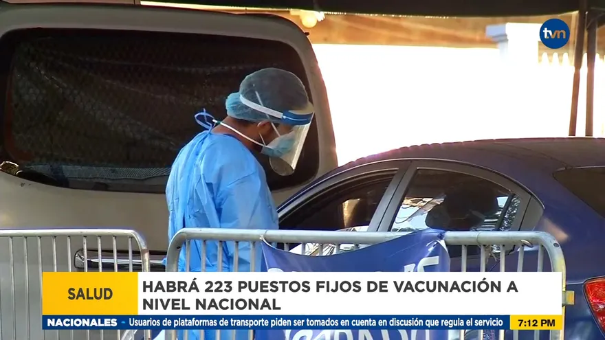 Puestos fijos de vacunación pediátrica y adultos