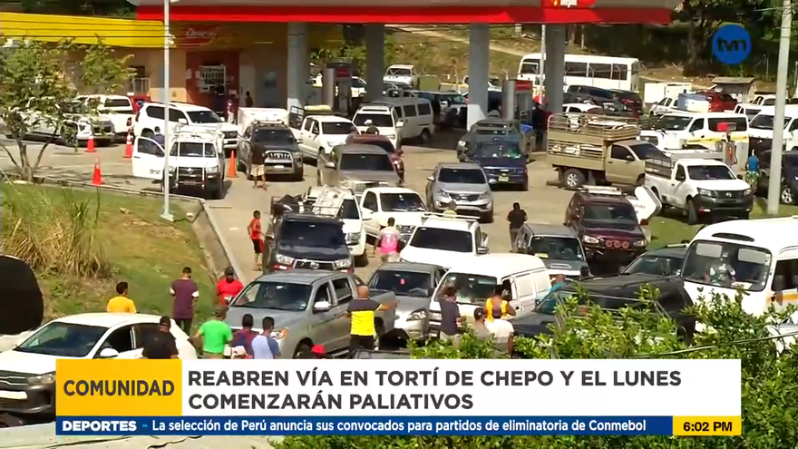 Reabren vía en Tortí