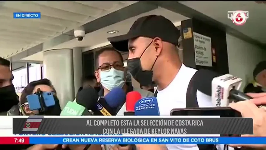 Keylor Navas y sus declaraciones al llegar a Costa Rica