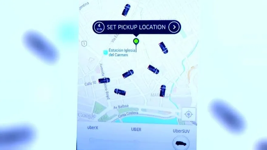 El servicio de Uber