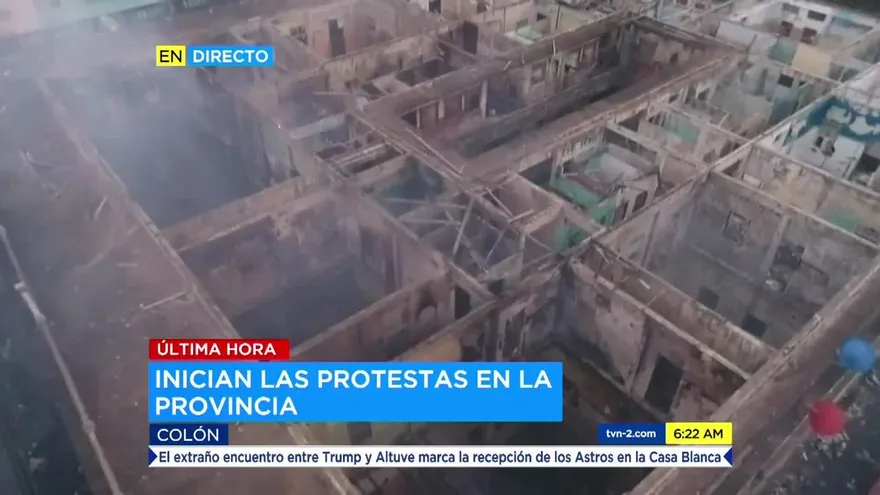 Bomberos dan detalles del incendio en la Casa Wilcox