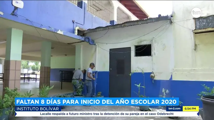 Últimos trabajos de mantenimiento ante del inicio de clases