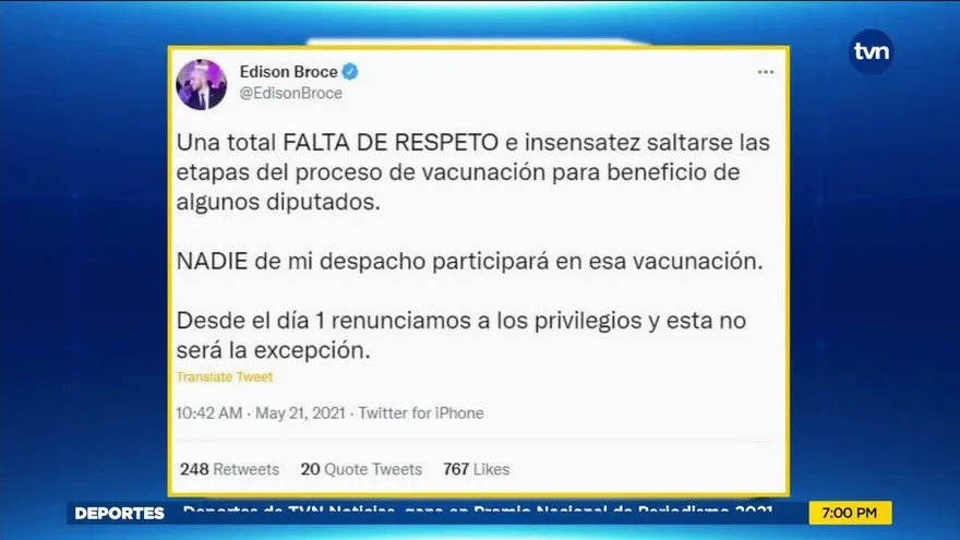 Siguen las reacciones por vacunación ‘secreta’ en la Asamblea