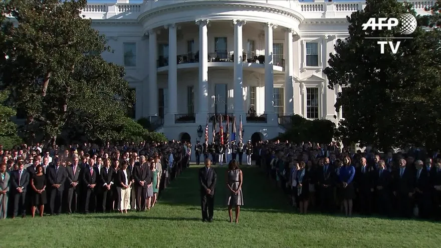 Un minuto de silencio por el 11-S