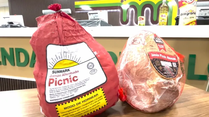 Canasta navideña del Instituto de Mercadeo Agropecuario.