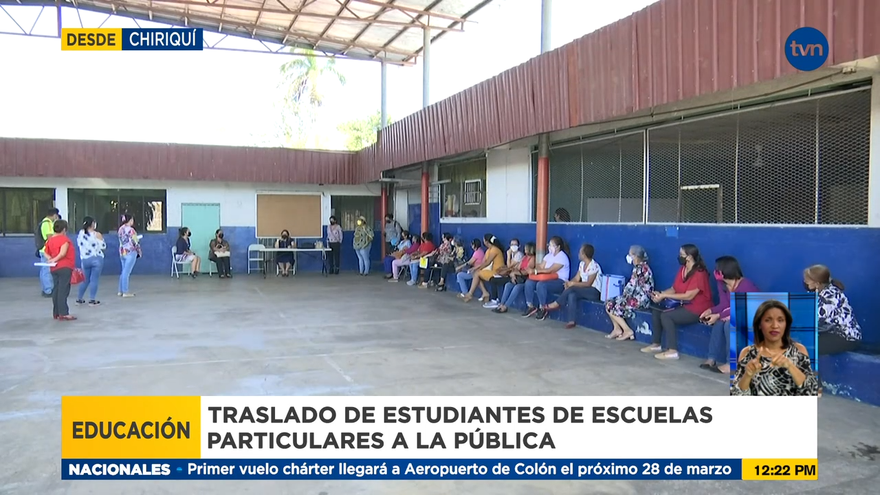 Más de 10 mil estudiantes de escuelas privadas migran a las públicas en Chiriquí