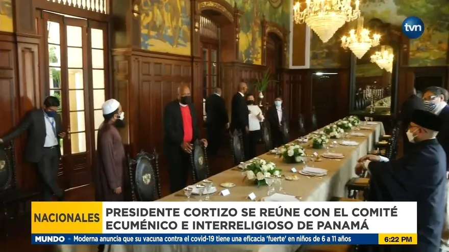 Cortizo se reúne con el Comité Ecuménico