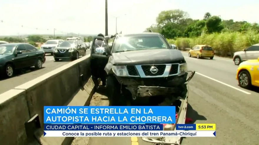 Mula se accidenta  en Vacamonte