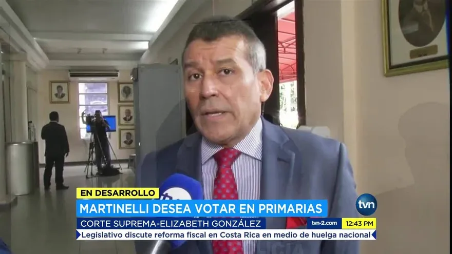 Defensa del expresidente Martinelli piden le permitan votar para elecciones internas de CD