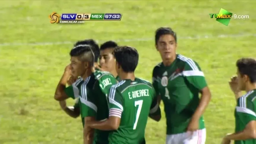 México clasifica al Mundial Sub 20 al ganar 3-0 a El Salvado