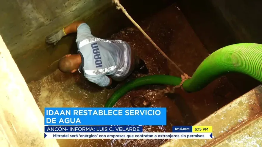 Se recupera el sistema de bombeo en planta potabilizadora de Chilibre