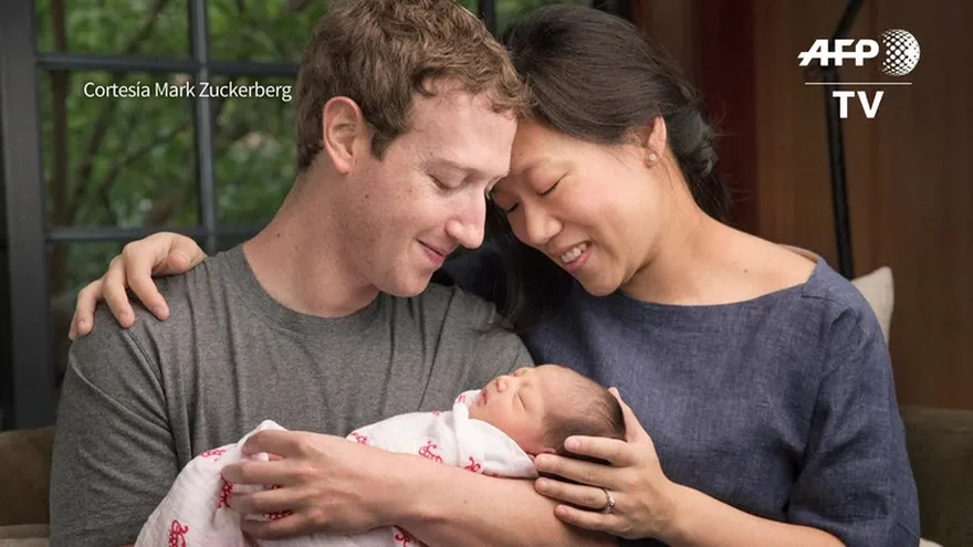 Zuckerberg es padre y dona su fortuna de Facebook