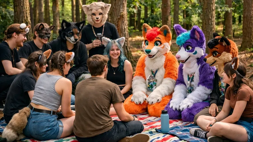 Los llamados "therians", un fenómeno viral en redes sociales, donde las personas se identifican como un animal.