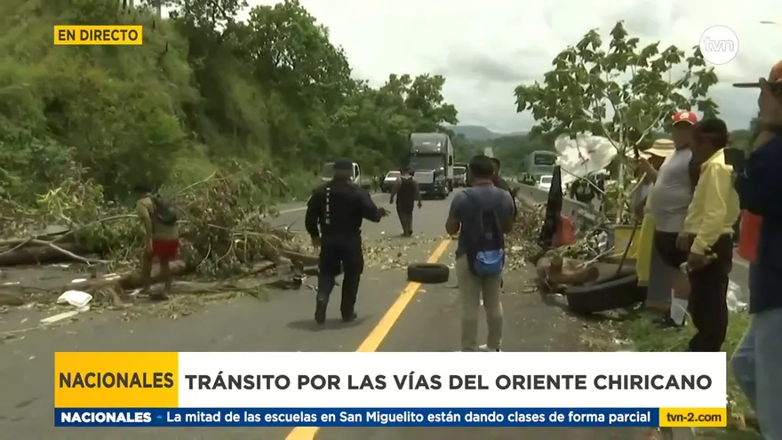 Oriente chiricano se mantiene cerrado a la espera de lo que ocurra en la mesa del diálogo
