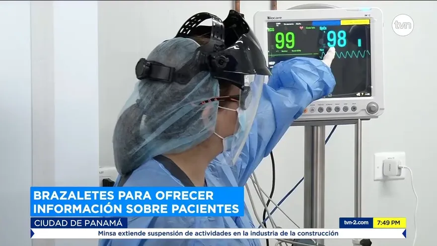 Brazaletes para ofrecer información sobre pacientes