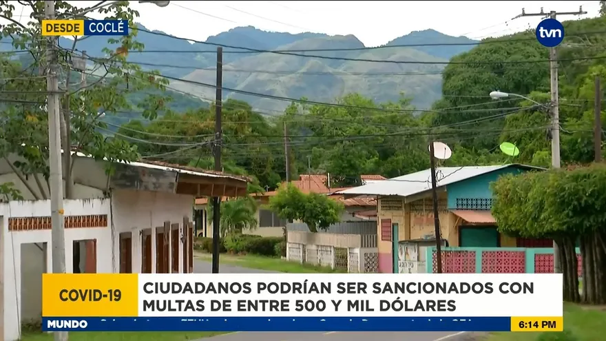 Podrían sancionar a ciudadanos en Coclé
