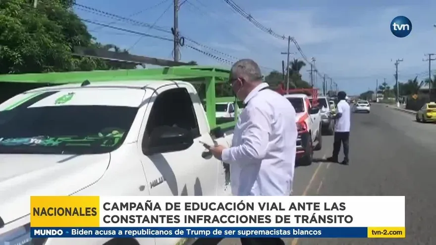 Campaña de educación vial en Bocas del Toro