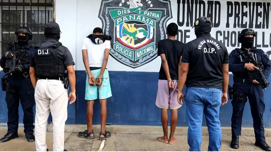 Detenidos tras operativos en El Chorrillo.