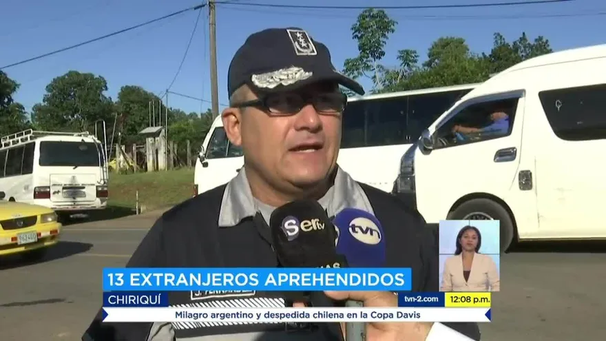 Aprehenden a 13 extranjeros en Chiriquí