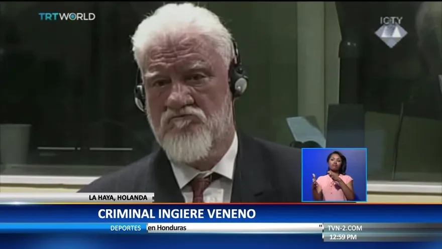 Muere criminal que ingirió veneno durante juicio en La Haya