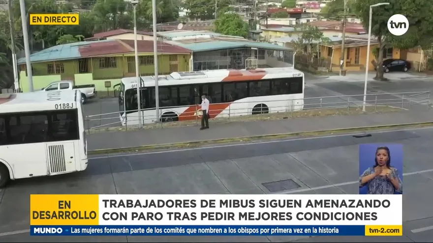 Trabajadores de MiBus continúan con sus intenciones de irse a paro
