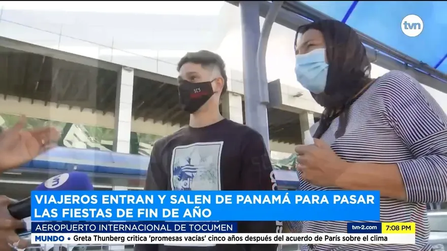Viajeros entran y salen de Panamá para pasar las fiestas de fin de año