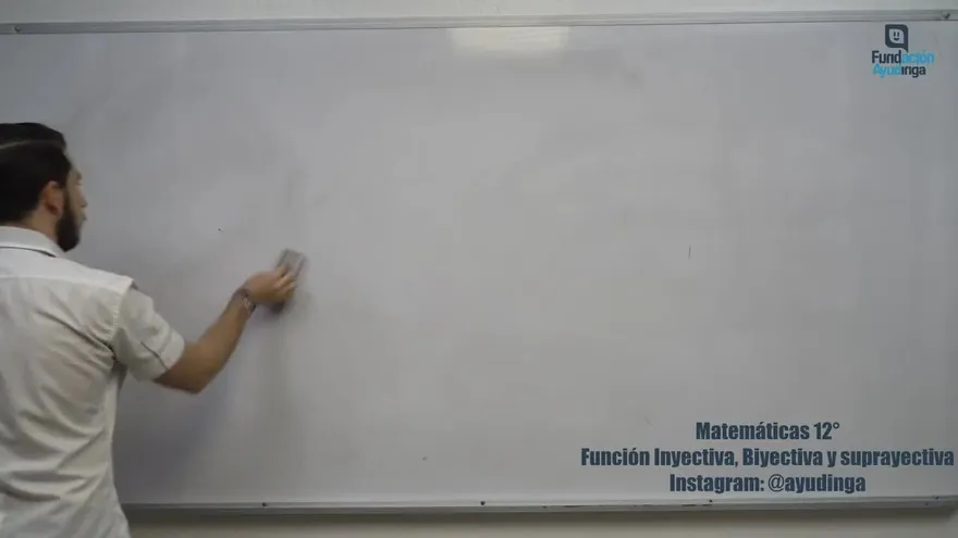 Ayudinga Matemáticas 12° - Función Inyectiva, Biyectiva y Suprayectiva 17 de abril de 2020