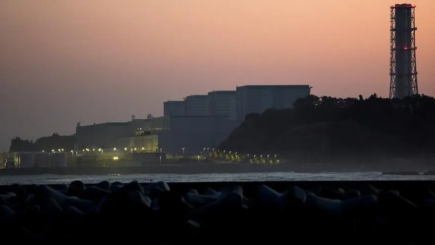 Vista de una central nuclear en la prefectura de Fukushima (Japón).