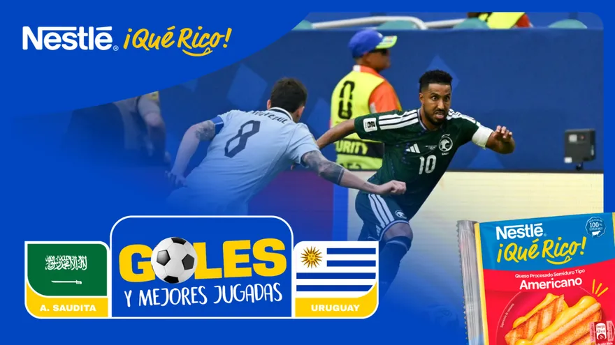 Resumen resultado Arabia Saudita vs Uruguay