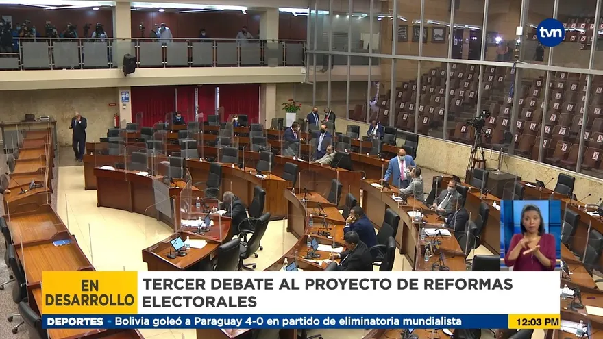 Este viernes, continúa tercer debate de proyecto de reformas electorales